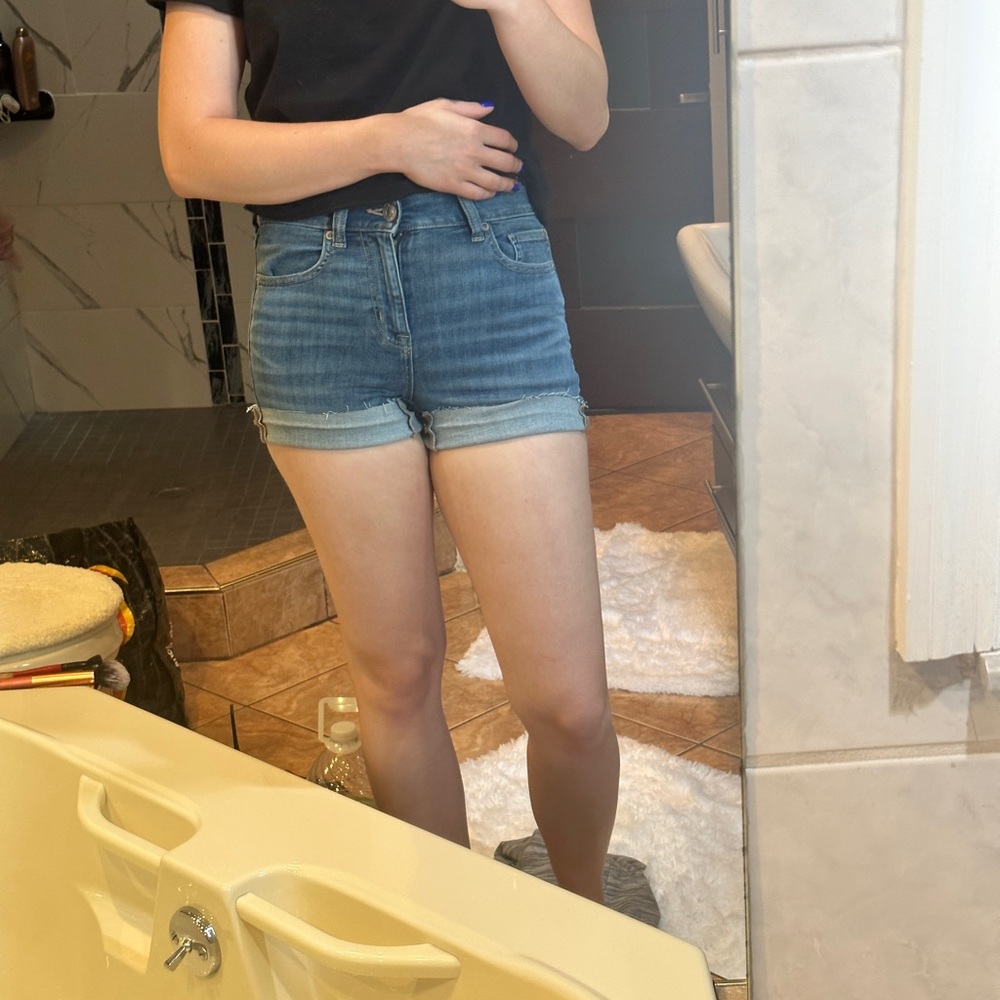 American eagle high rise short short